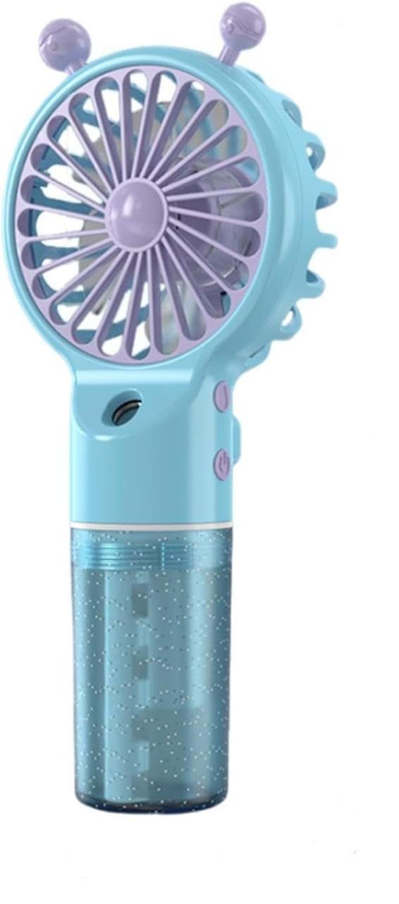 Мини-вентилятор с распылителем воды 14х7,5 см