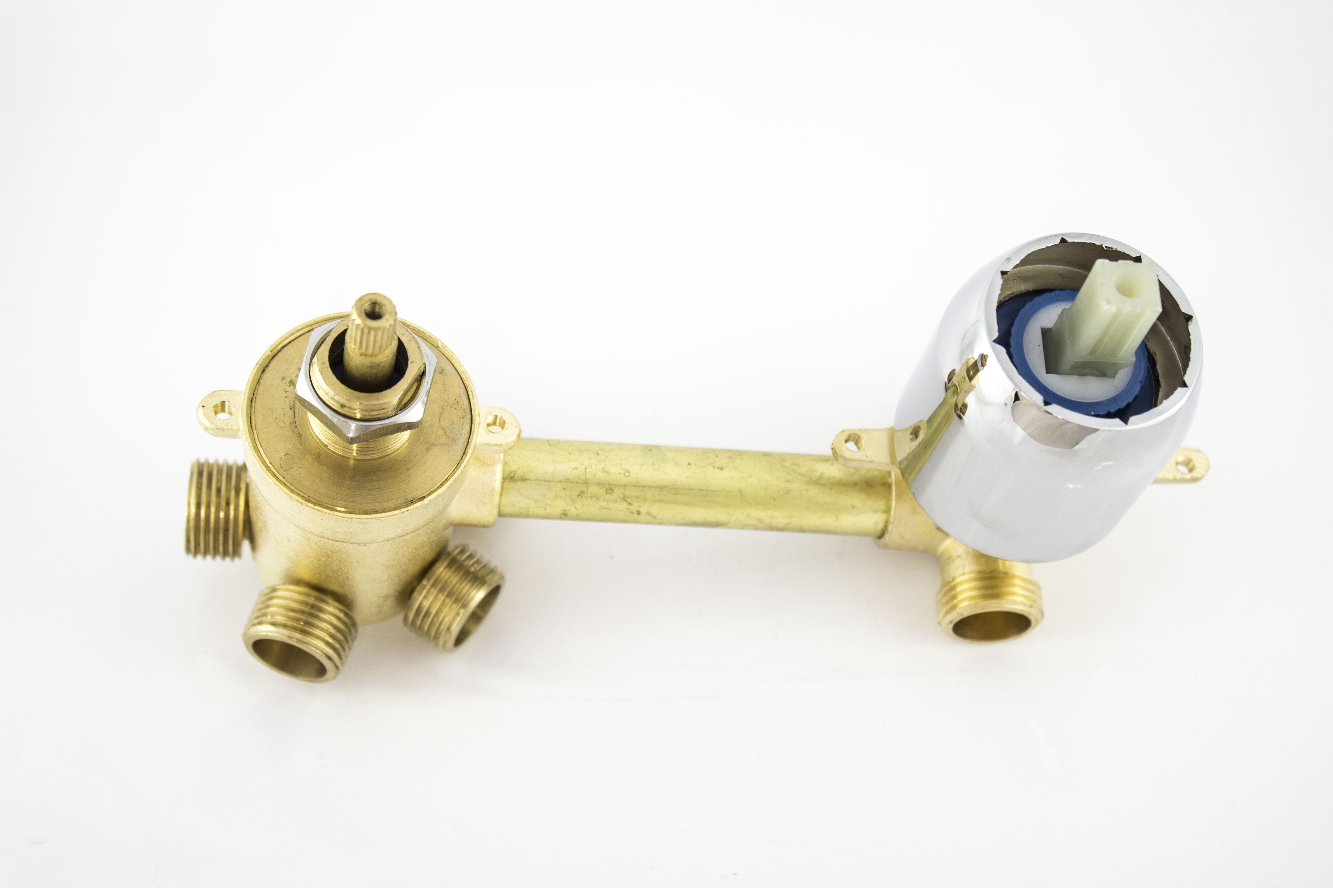 Змішувач для душової кабіни Г-5\12 на п'ять положень під гайку у стійку душової кабіни (12603808) - фото 4 Змішувач для душової кабіни Г-5\12 на п'ять положень під гайку у стійку душової кабіни (12603808) - фото 4