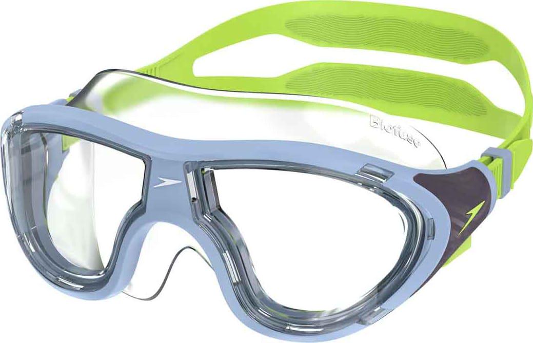 Очки для плавания Speedo JUNIOR BIOFUSE 2.0 MASK One Size Прозрачный/Серый/Зеленый (38099968)