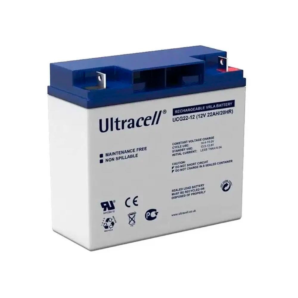 Батарея аккумуляторная Ultracell UCG20-12 GEL 12V 20 Ah White