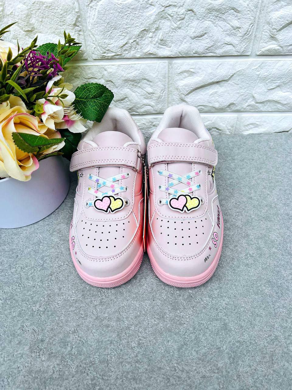 Кросівки для дівчинки BIKI 1657 з написом р. 27 17,6 см Рожевий (1657) - фото 2 Кросівки для дівчинки BIKI 1657 з написом р. 27 17,6 см Рожевий (1657) - фото 2