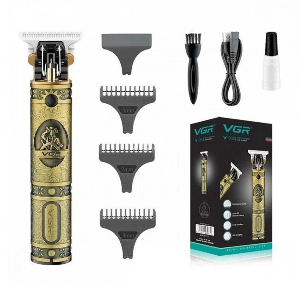 Тример бездротовий VGR G-085 акумуляторний для стрижки та окантування волосся