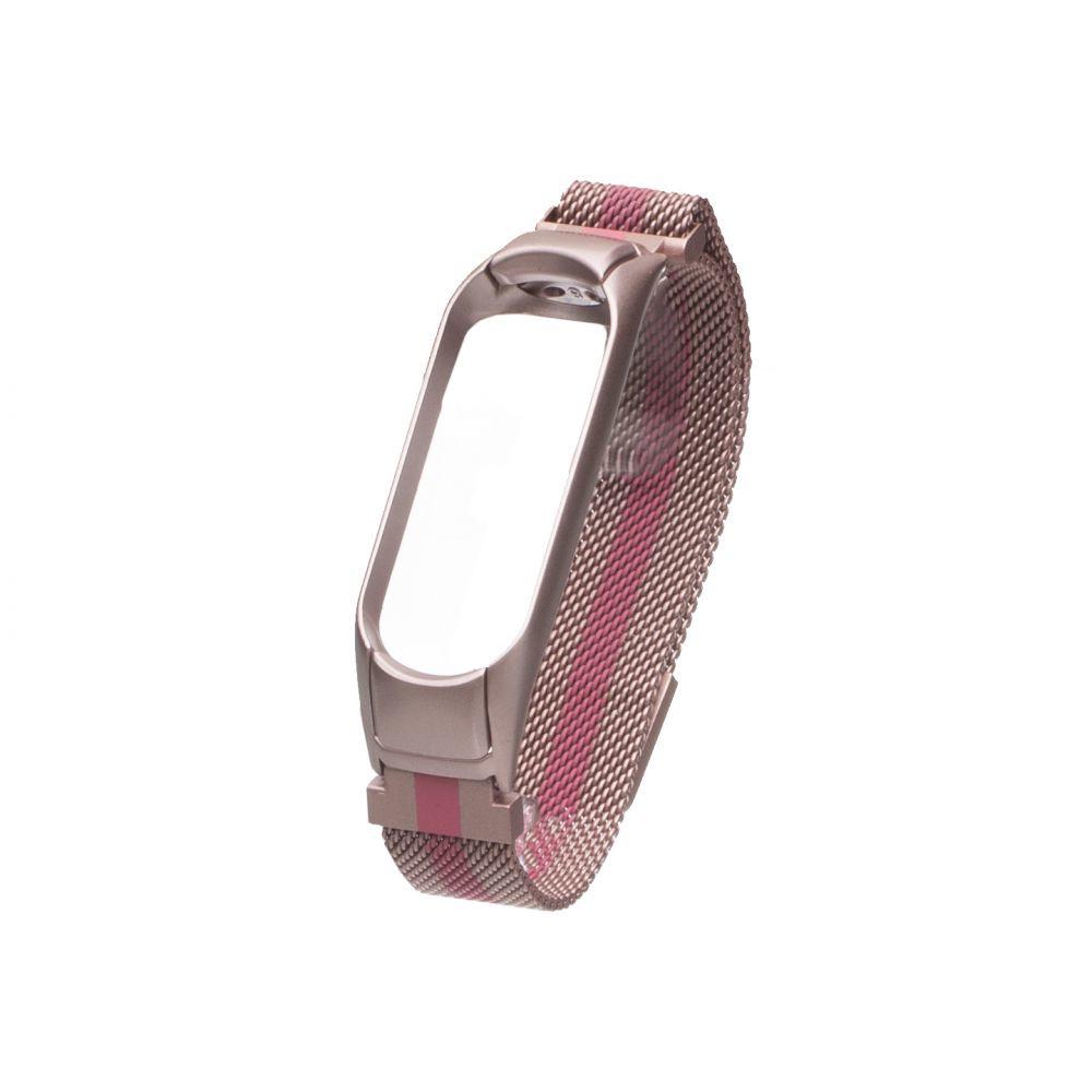 Ремешок для фитнес браслета Mi Band 3/4 Milanese Loop Rose Red (29caa1-14646)