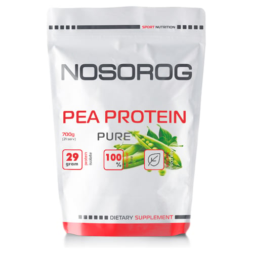 Протеин гороховый Nosorog Nutrition Pea Protein Isolate 700 гр без вкуса (110118-01) - фото 1