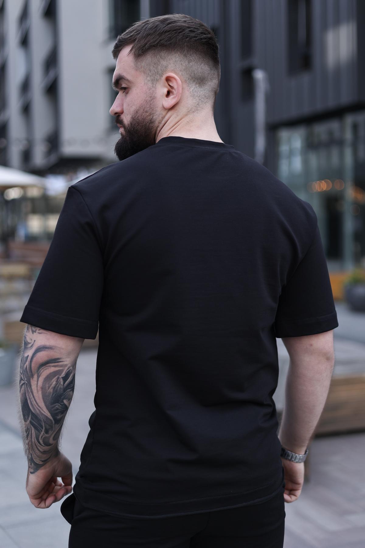 Комплект мужской летний BREEZE оверсайз L Черный (1576420348/4/3) - фото 4