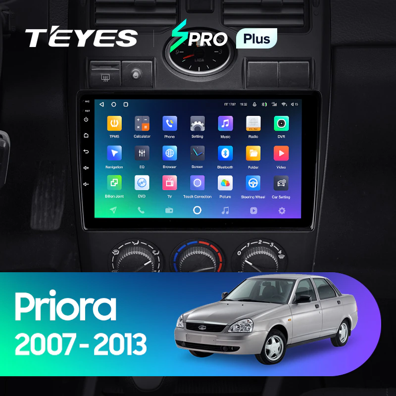 Автомагнитола штатная Teyes SPRO Plus для LADA Priora I 1 2007-2013 Android SPRO PLUS 3+32G Wi-Fi/4G вариант F2 (1702084413) - фото 3