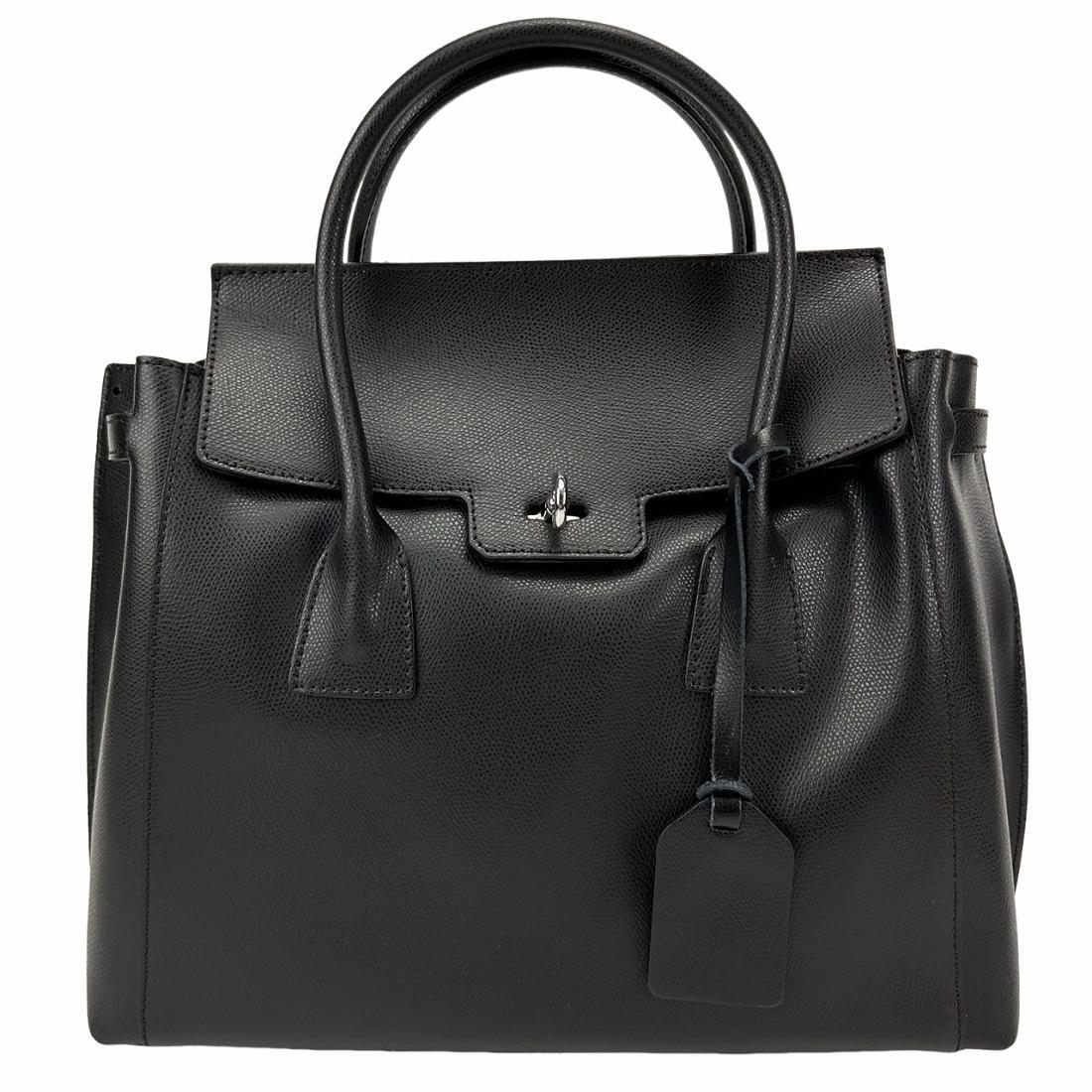 Жіноча сумка Royal Bag F-IT-1033A шкіряна Чорний (6206)