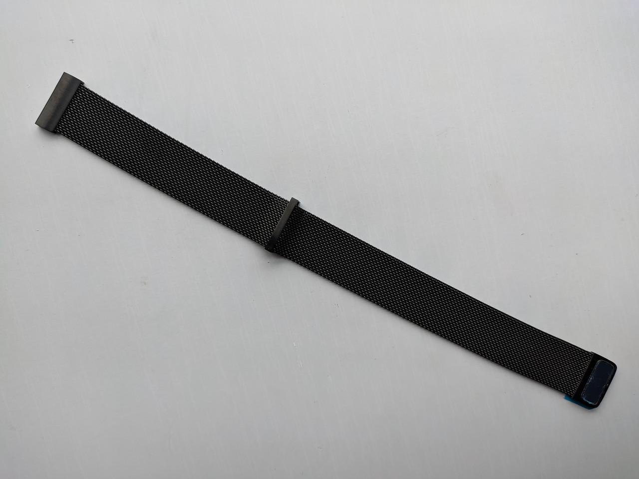 Ремінець для смарт-годинників Mijobs міланська петля металевий 20 мм Чорний (1565P) - фото 8 Ремінець для смарт-годинників Mijobs міланська петля металевий 20 мм Чорний (1565P) - фото 8