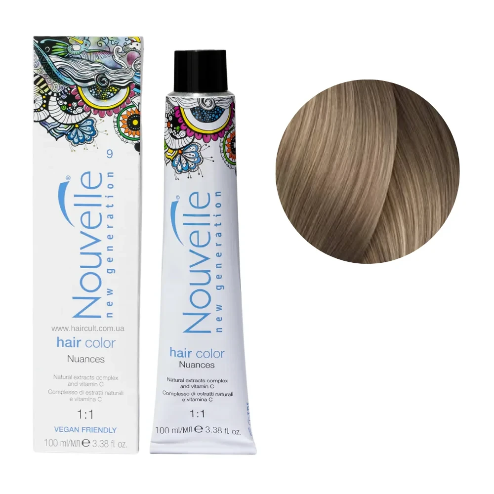 Фарба для волосся Nouvelle Hair Color 9 Світлий блондин 100 мл