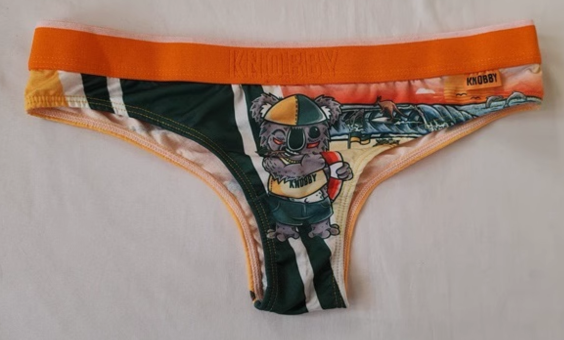 Труси-американки жіночі Knobby S/US10 з коалою Помаранчевий (23-50-1461-S)