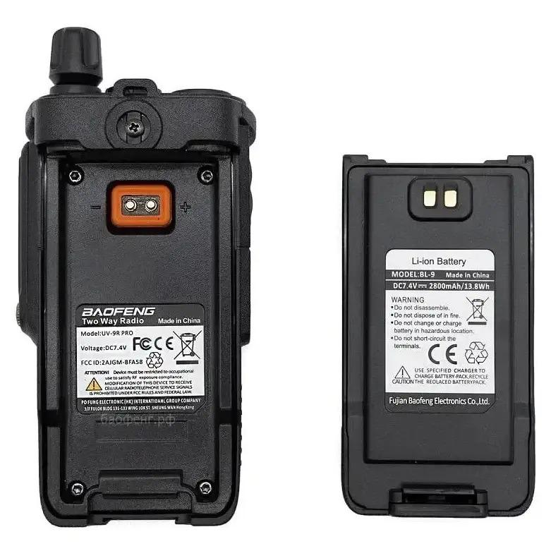 Рация Baofeng UV-9R Pro с влагозащитой IP67 до 16 км. - фото 4