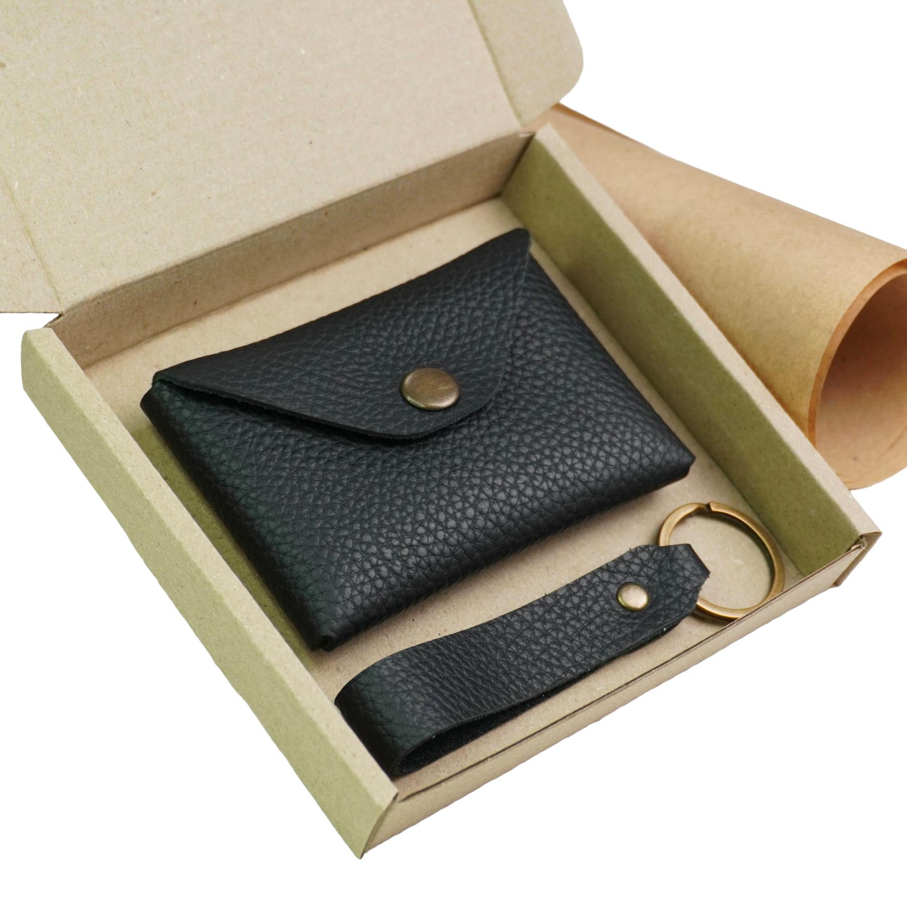 Гаманець шкіряний Флотар Mini-01 Чорний - фото 5 Гаманець шкіряний Флотар Mini-01 Чорний - фото 5