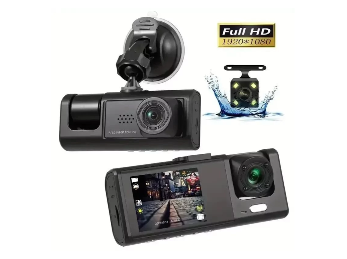 Видеорегистратор Traffic Recorder 3 камеры Full HD (45792-_619) - фото 3