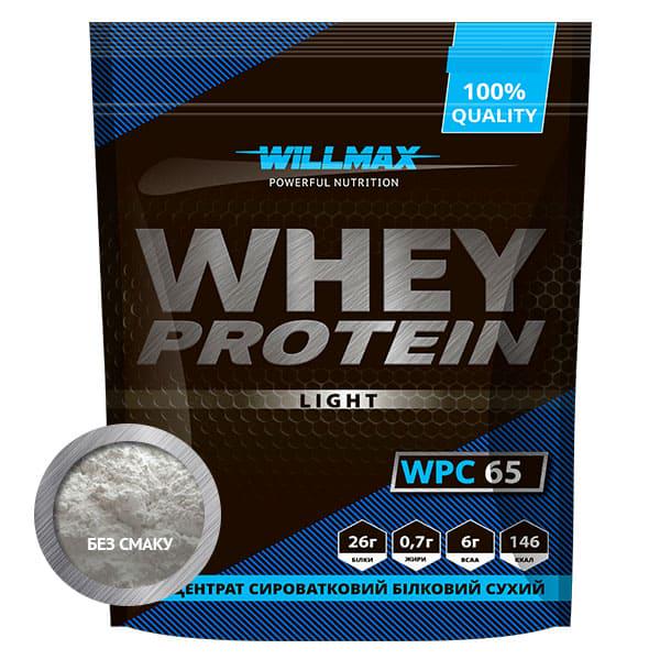 Протеїн сироватковий Whey Protein 65% Willmax 1 кг Без смаку (3110)