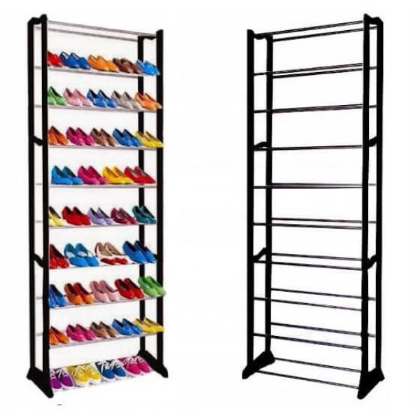 Полиця для взуття UKC Amazing Shoe Rack 50х24х140 см Чорний (2006061ER) - фото 3