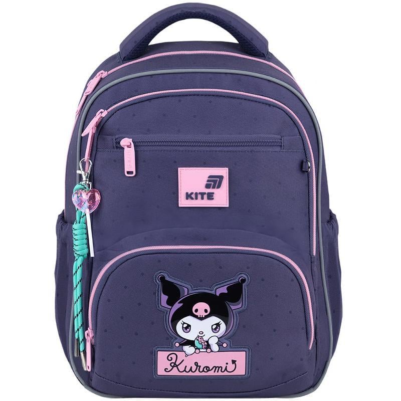 Школьный рюкзак KITE Education Kuromi 39x28,5x13,5 см 13,5 л Фиолетовый (HK26-773M) Школьный рюкзак KITE Education Kuromi 39x28,5x13,5 см 13,5 л Фиолетовый (HK26-773M)
