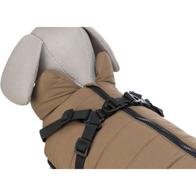 Попона зимняя со шлейкой Pirou для собак M 45 см Песок - фото 3 Попона зимняя со шлейкой Pirou для собак M 45 см Песок - фото 3