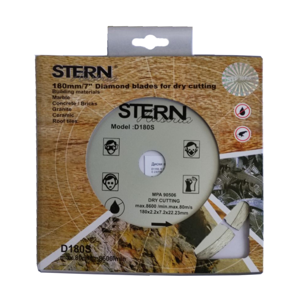Диск алмазный Stern сегмент 180 мм (54213)
