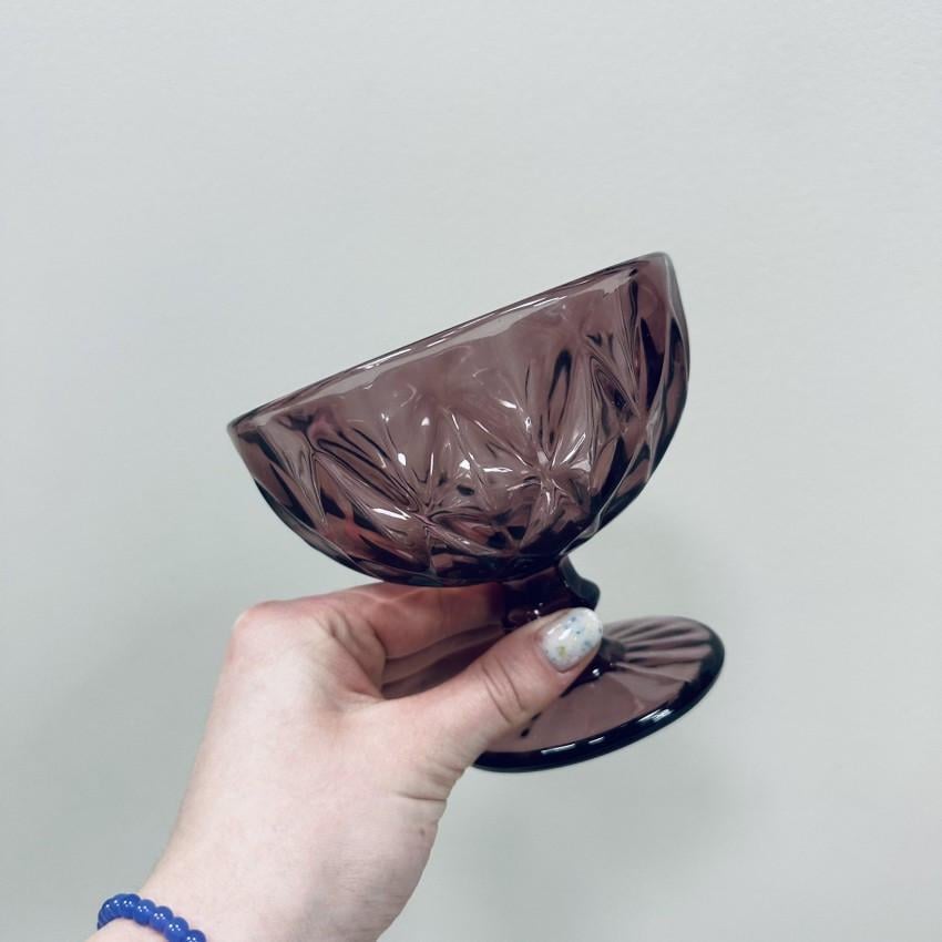 Креманка Olens 01-014 Смарагд 250 мл Бордовий (2550833398) - фото 2 Креманка Olens 01-014 Смарагд 250 мл Бордовий (2550833398) - фото 2