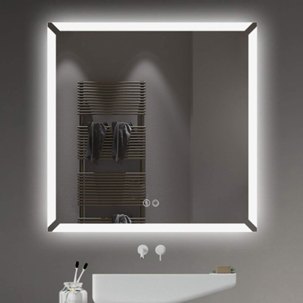 Зеркало квадратное для ванной комнаты Insana J058 с LED-подсветкой 70х70 см (А0058160)