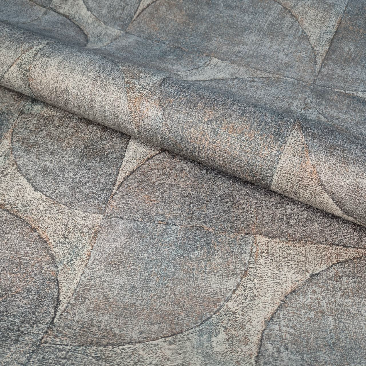 Шпалери вінілові Marburg 10,05х1,06 м Сірий із коричневим (1032873) - фото 8