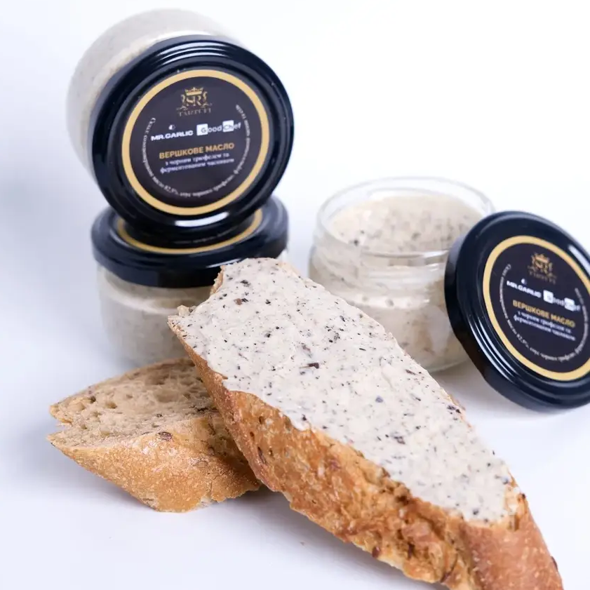 Сливочное масло с трюфелем и ферментированным чесноком Tartufi 90 г (2447197930) - фото 2