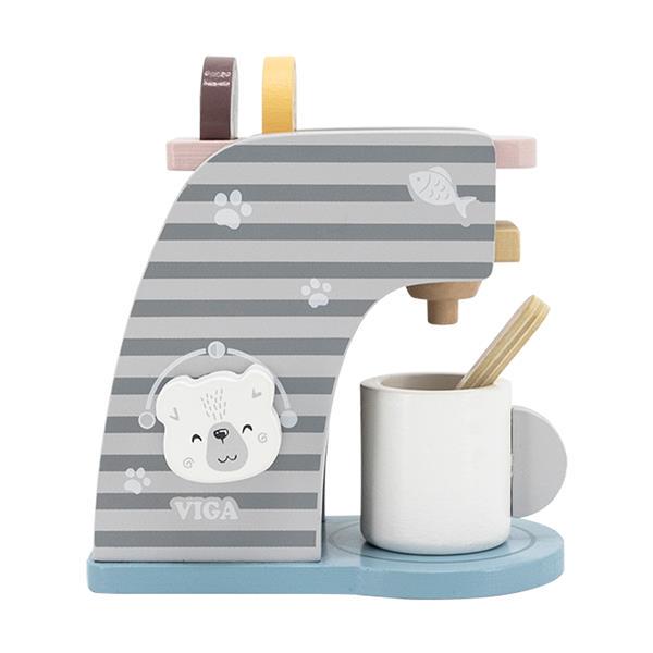 Игрушечная кофемашина Viga Toys PolarB из дерева (44018) - фото 3 Игрушечная кофемашина Viga Toys PolarB из дерева (44018) - фото 3