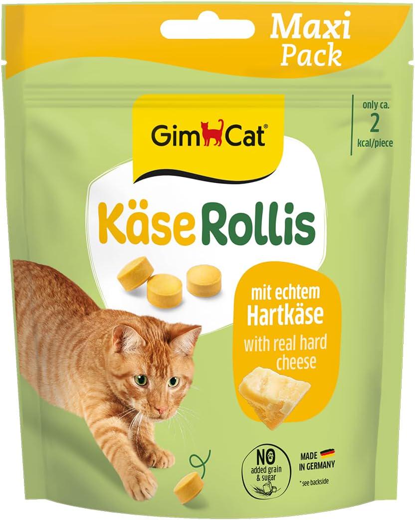 Лакомство GimCat Katzentabs Kase Rollis для кошек с сыром 140 г (27733070)