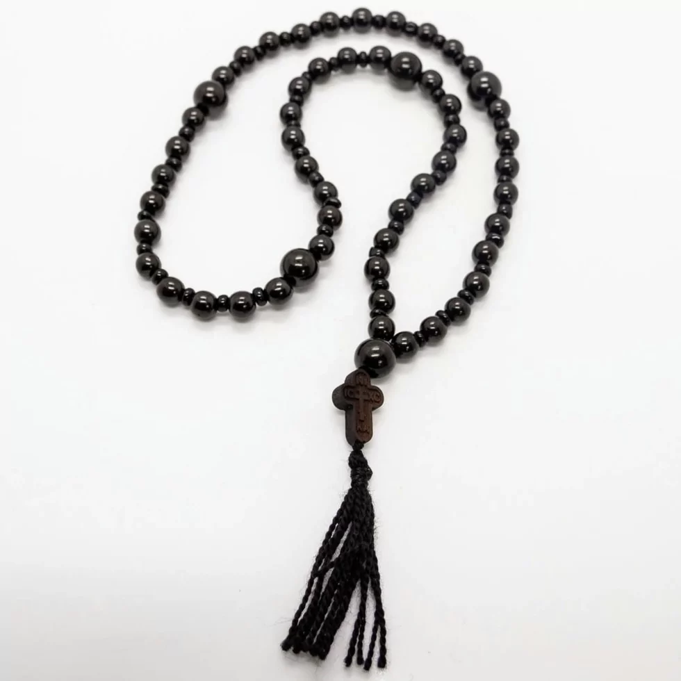 Четки из гагата на 50 бусин (600-162)