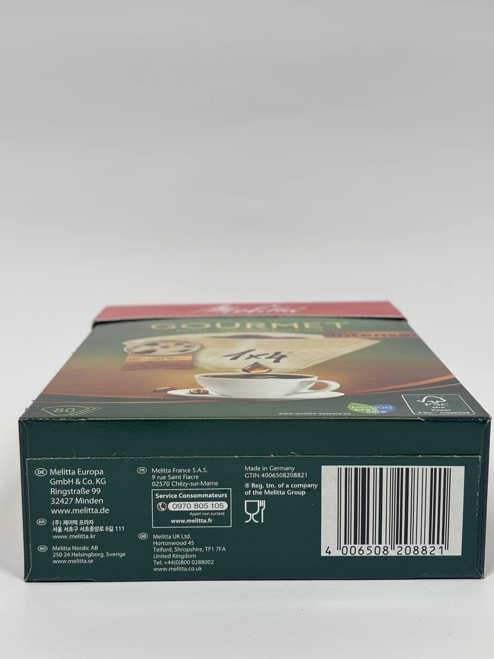 Фільтри паперові для кави Melitta Gourmet Intense 1X4/80 80 шт. Бежевий (2594359647) - фото 4 Фільтри паперові для кави Melitta Gourmet Intense 1X4/80 80 шт. Бежевий (2594359647) - фото 4