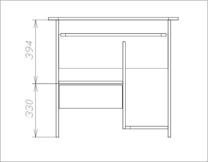 Компьютерный стол XDesk-10-1 с полками и выдвижными ящиками 795x800x600 мм Дуб молочный (КСXD10...1) - фото 3 Компьютерный стол XDesk-10-1 с полками и выдвижными ящиками 795x800x600 мм Дуб молочный (КСXD10...1) - фото 3