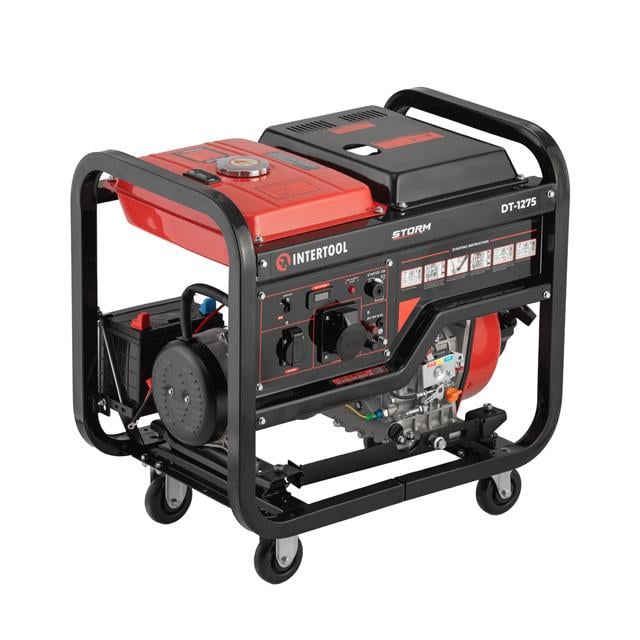 Генератор дизельный 7,0/7,5 кВт 230 В бак 12,5 л электро/ручной старт/медная обмотка