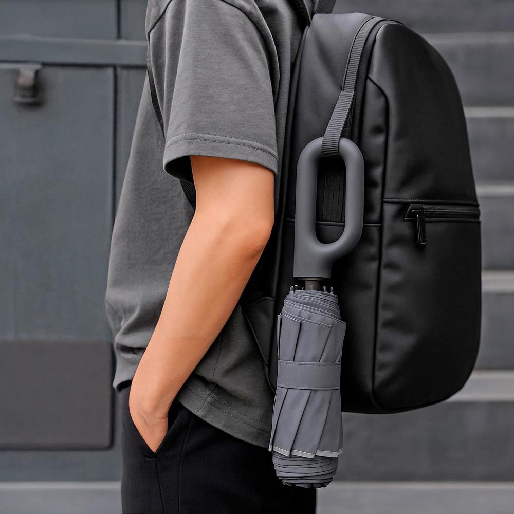 Зонтик автоматический LOSSO ClipX Серый (521031169) - фото 7 Зонтик автоматический LOSSO ClipX Серый (521031169) - фото 7