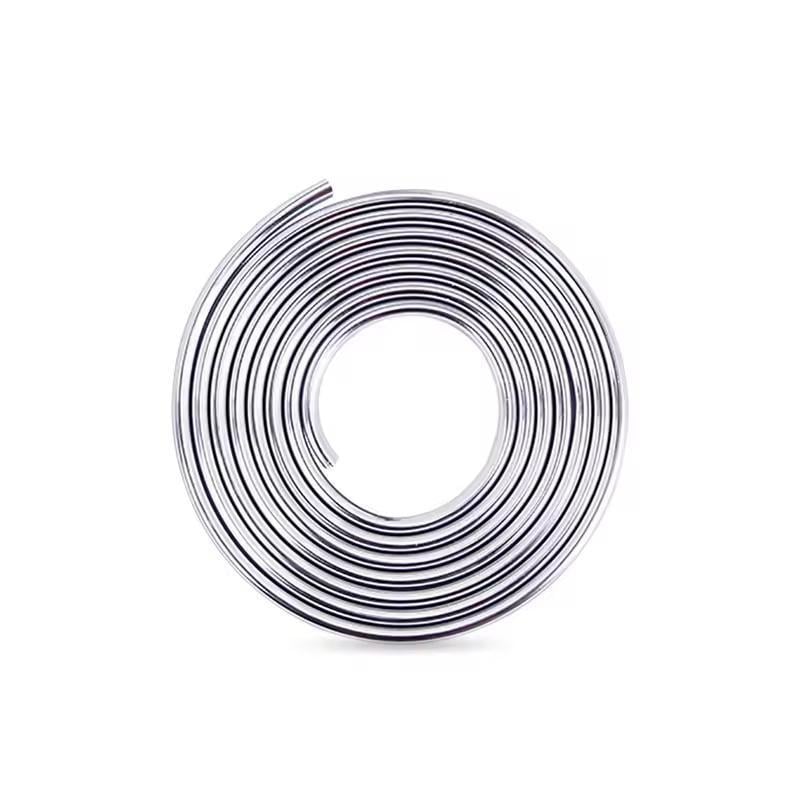 Захисна молдинг стрічка для дверей автомобіля самоклеюча 5 м Сріблястий (2610823751)