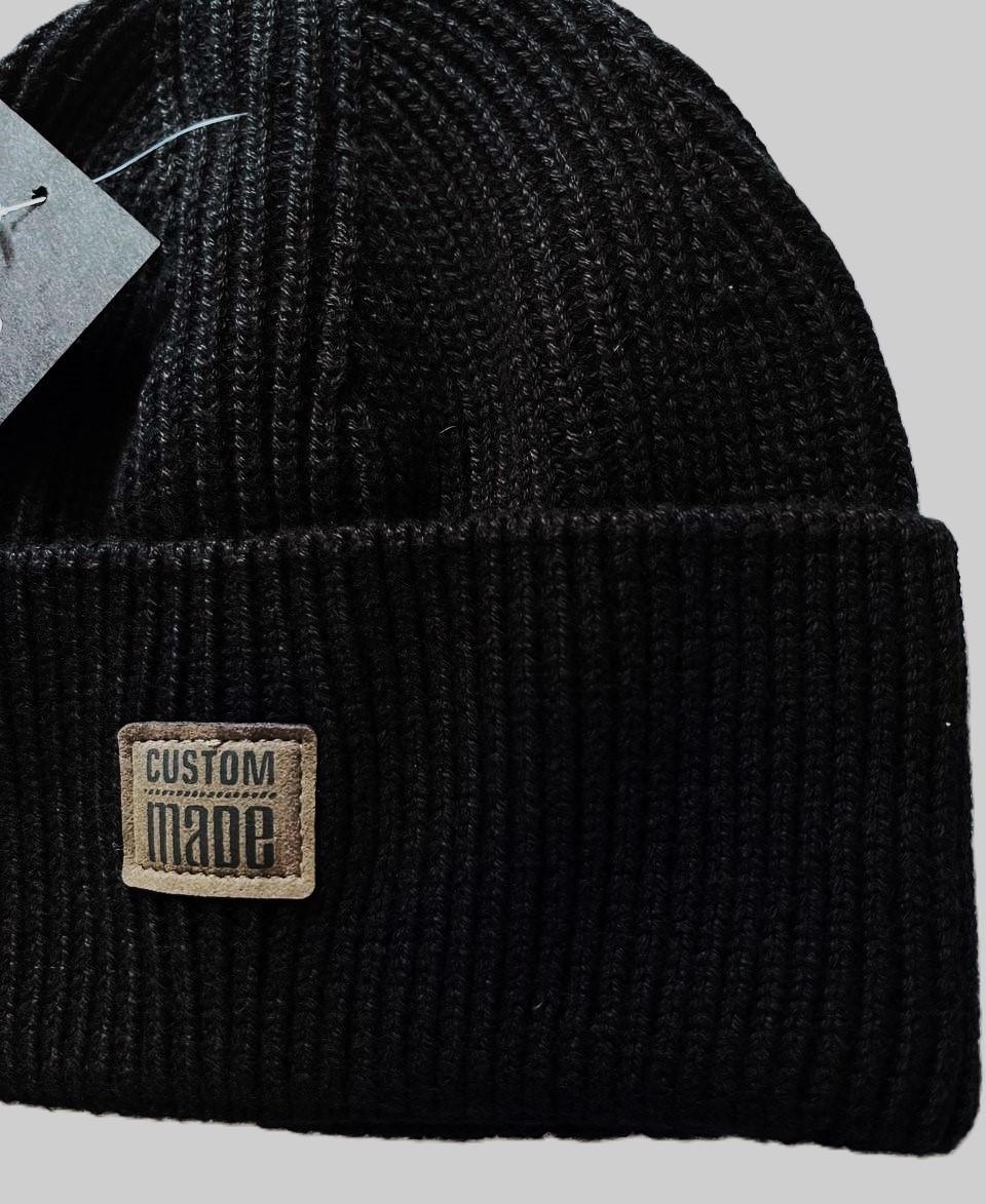 Шапка мужская вязаная ELLAN CUSTOM Черный (2492679477) - фото 2 Шапка мужская вязаная ELLAN CUSTOM Черный (2492679477) - фото 2