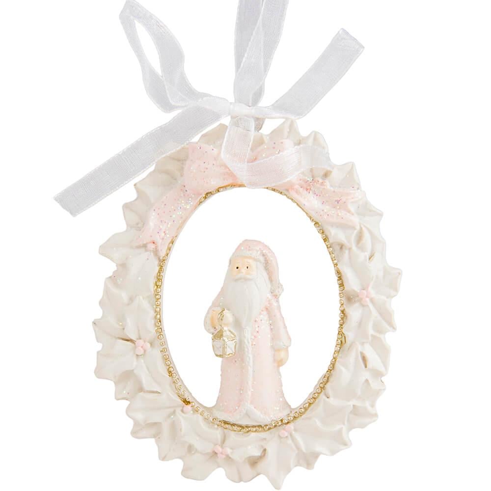 Подвеска новогодняя керамическая на елку Elisey Святой Николай Серебряный (NH-106-K-247)