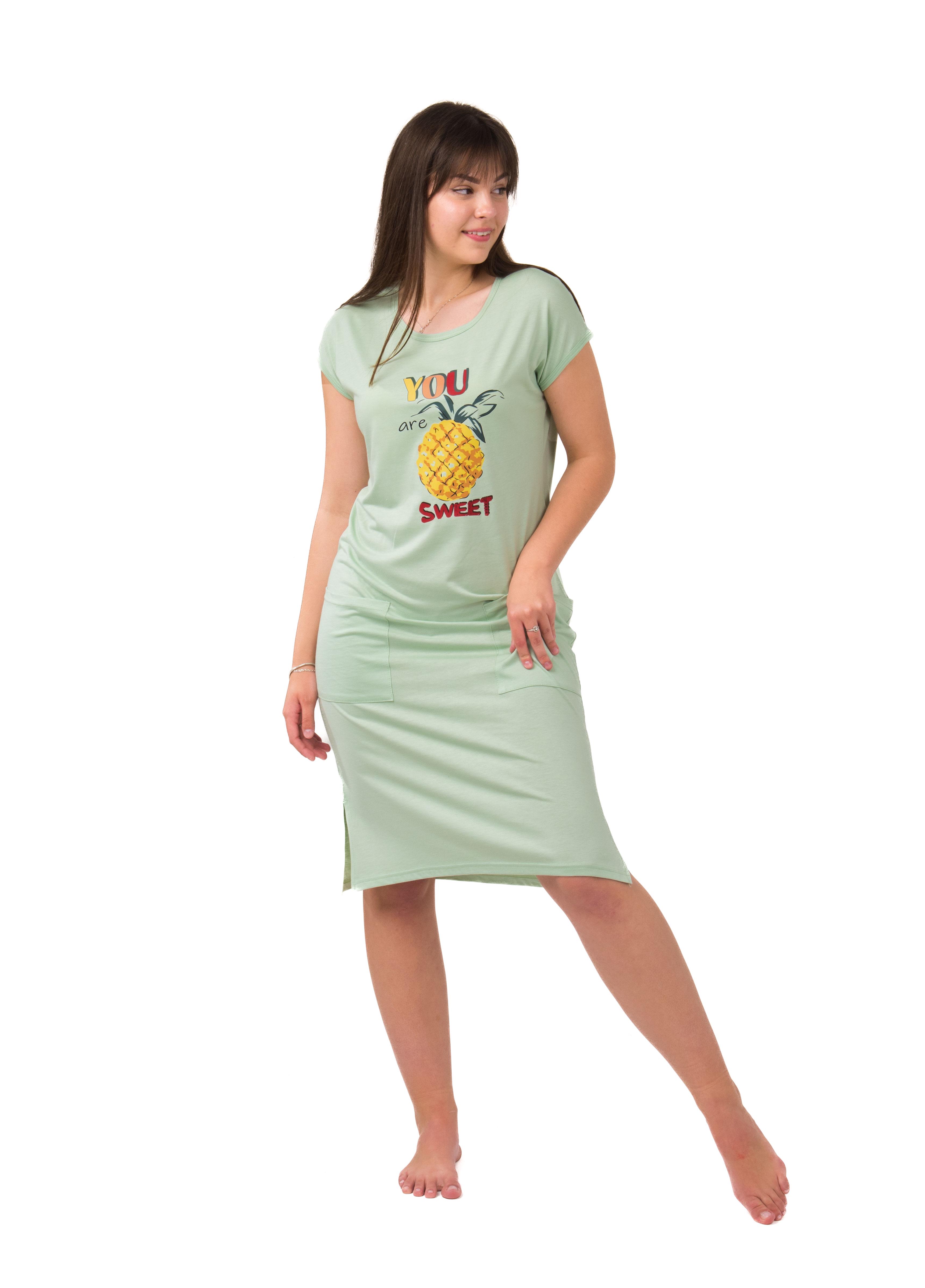 Ночная рубашка Наталюкс M Зеленый (4420244339231)