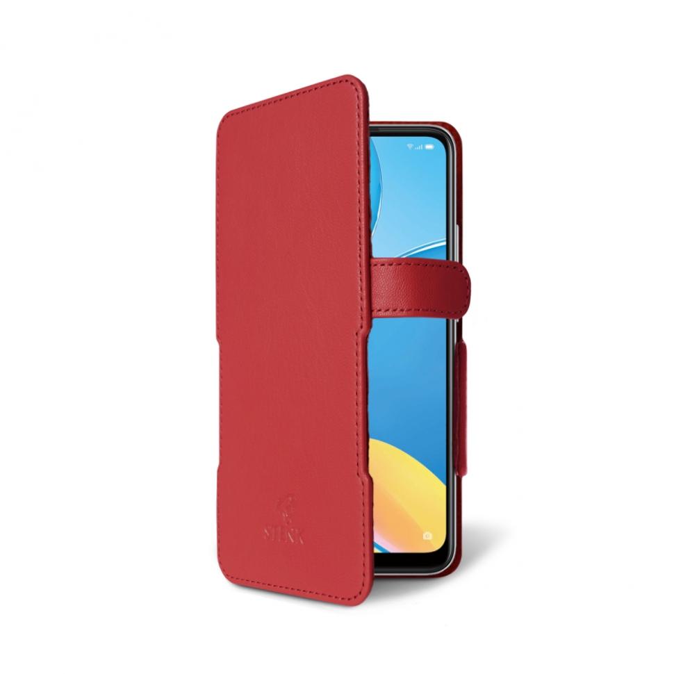 Чохол книжка Stenk Prime для OPPO A15s Червоний (68803)