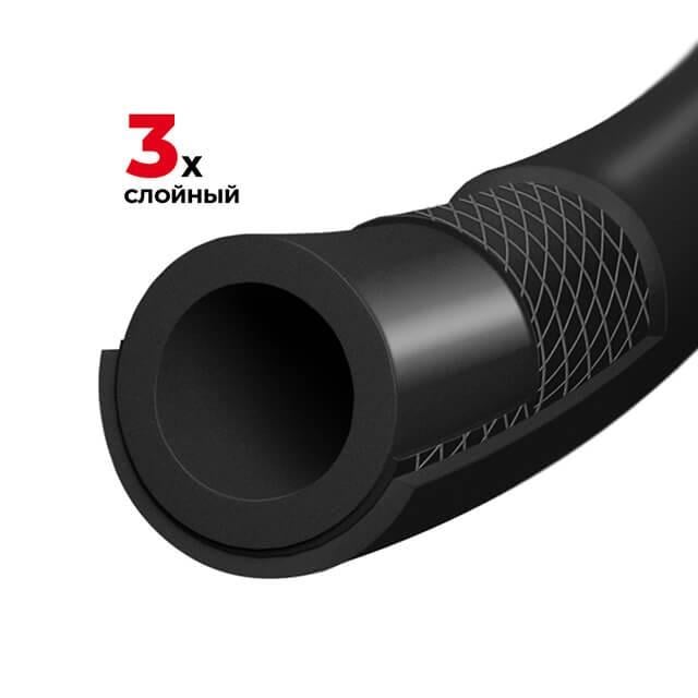 Шланг Storm Intertool PT-1739 резиновый воздушный армированный 20атм 10х17 мм 15 м с быстроразъемными соединениями - фото 5 Шланг Storm Intertool PT-1739 резиновый воздушный армированный 20атм 10х17 мм 15 м с быстроразъемными соединениями - фото 5