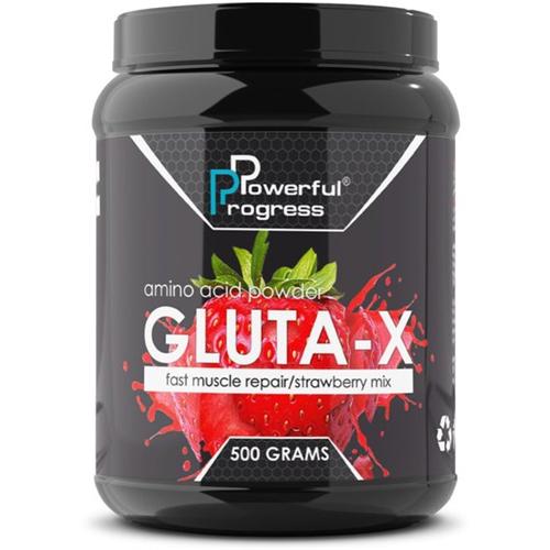 Глютамін для спорту Powerful Progress Gluta Х 500 г 30 порцій Strawberry