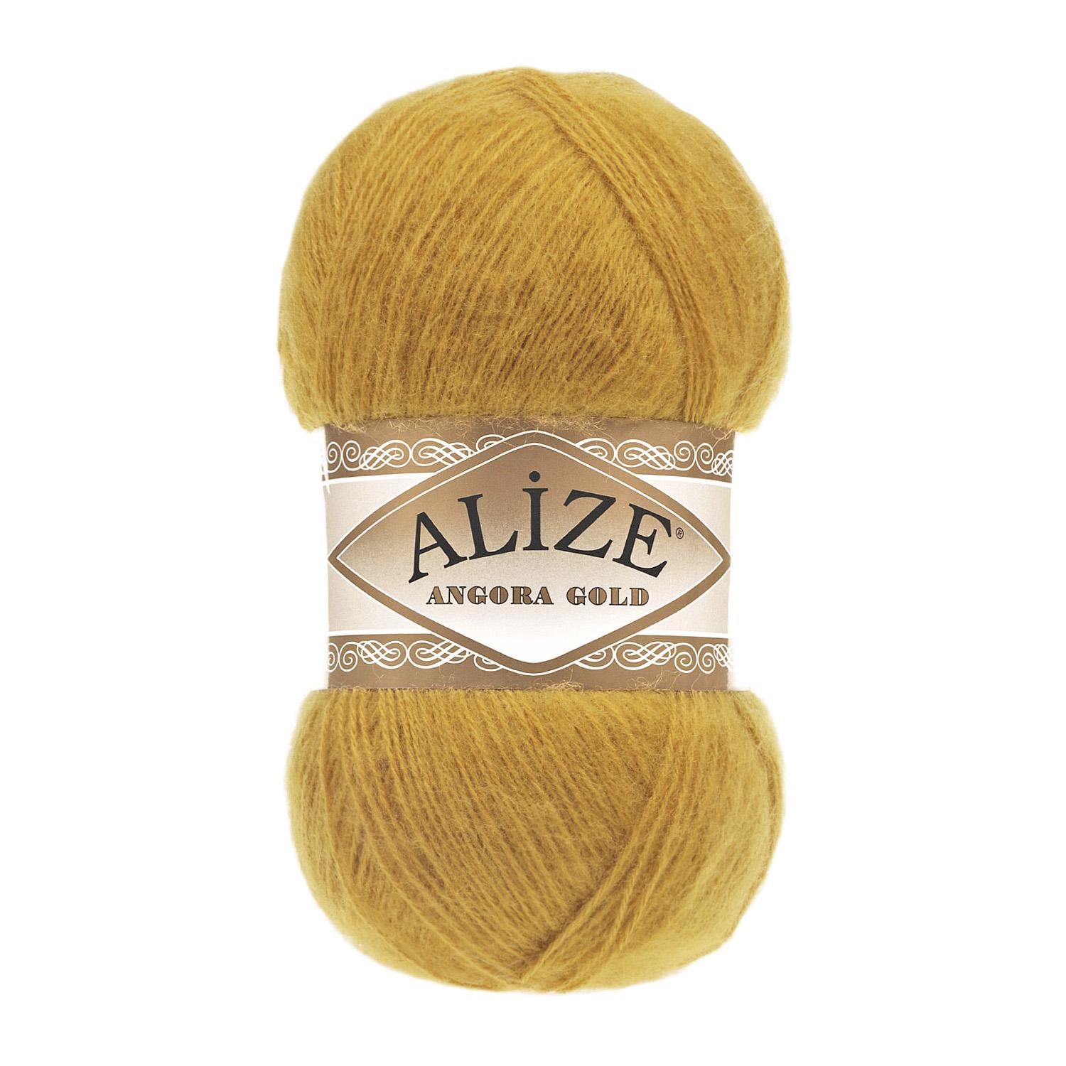 Пряжа Alize Angora Gold 02 Шафран (6268)