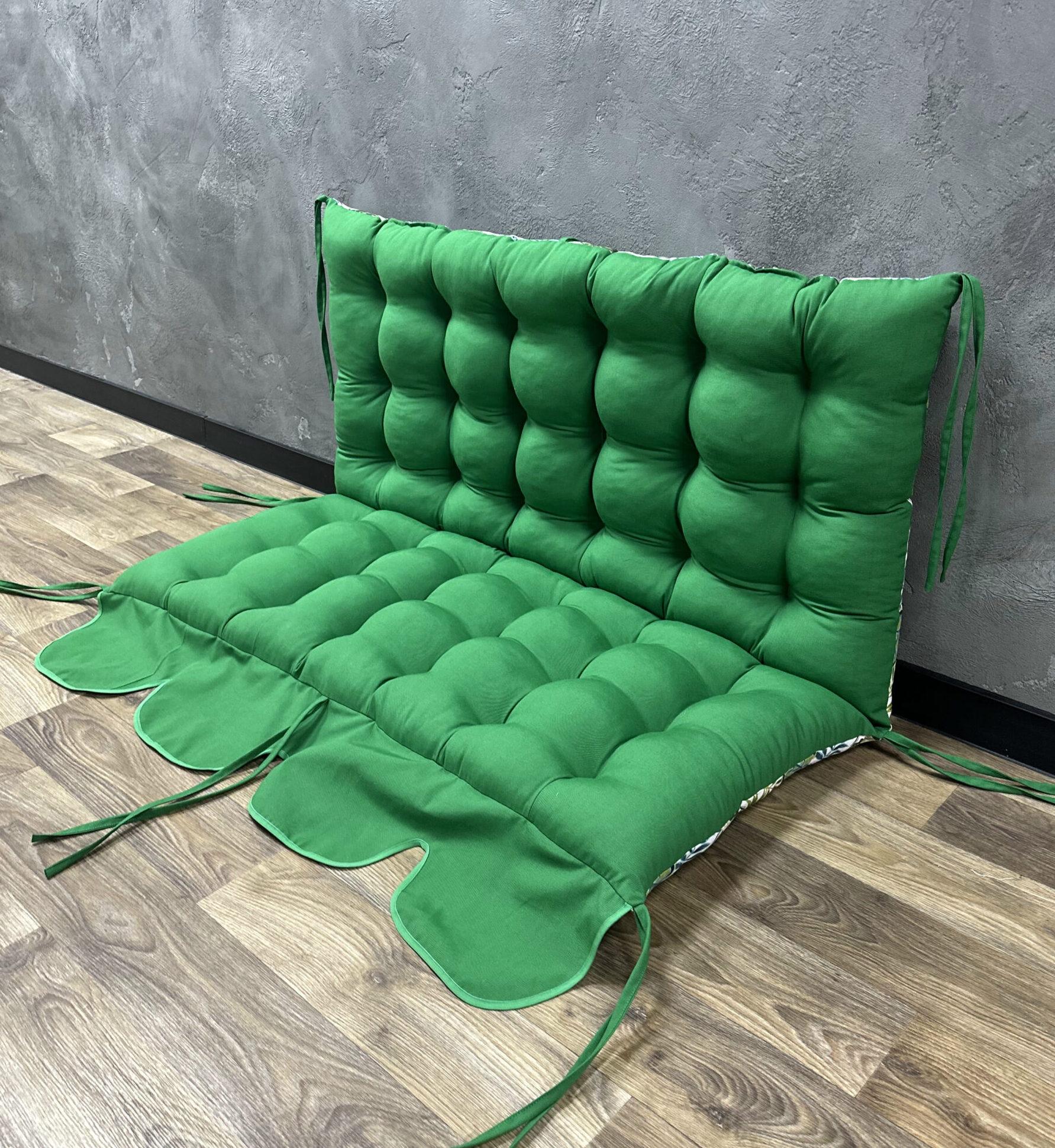 Подушка Сomfort Home на поддоны/качели/каркасы/садовую мебель с рюшей 150х50х50 см
