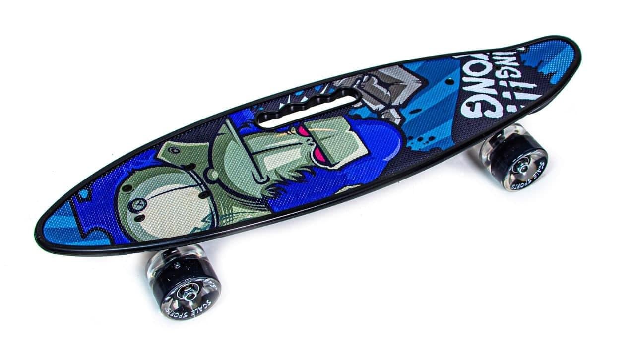 Пенніборд з ручкою Scale Sports Thinking King Kong колеса з підсвіткою (373797307)