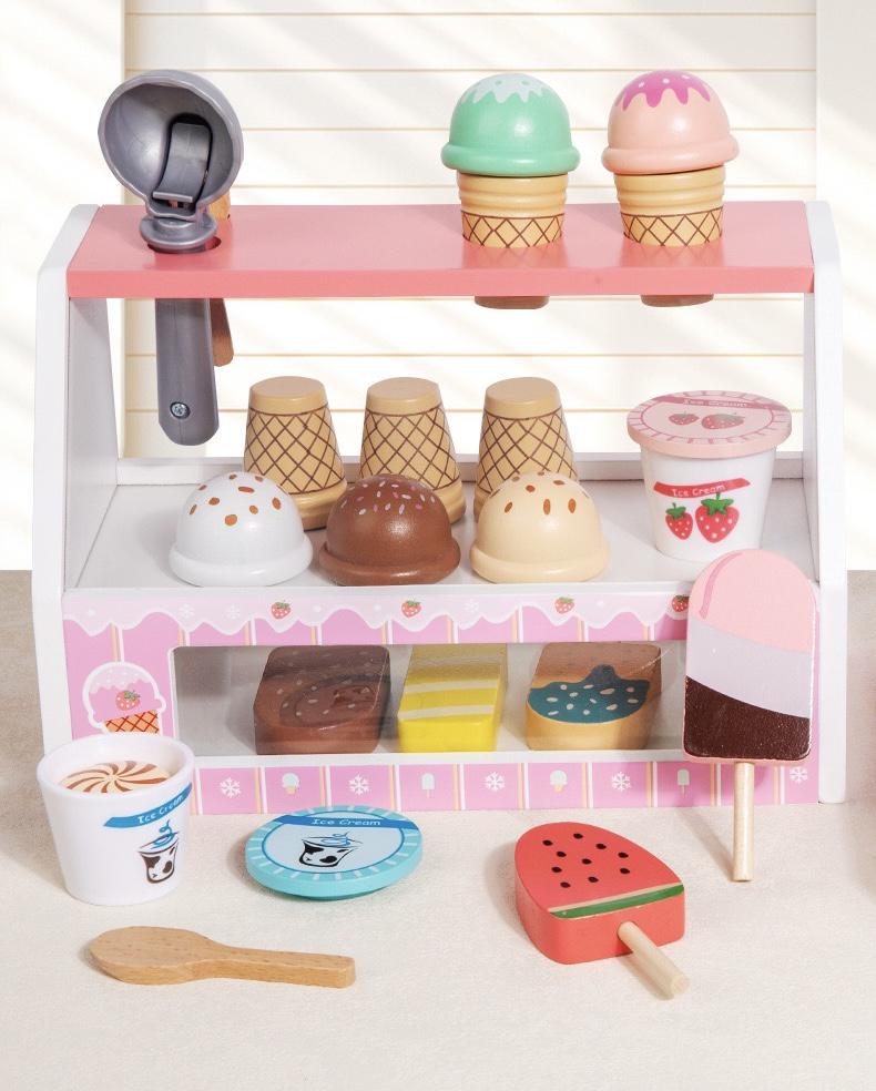 Дитячий ігровий набір Cream Counter Морозиво дерев'яний Ice (133) - фото 3 Дитячий ігровий набір Cream Counter Морозиво дерев'яний Ice (133) - фото 3