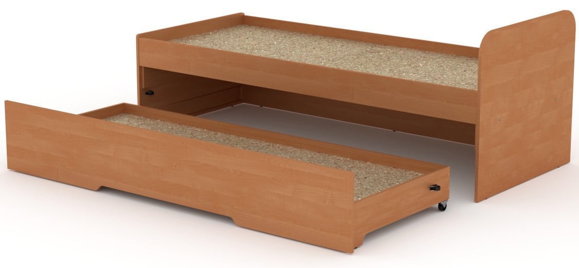 Кровать классическая Компанит 80+70 80х200 см Ольха