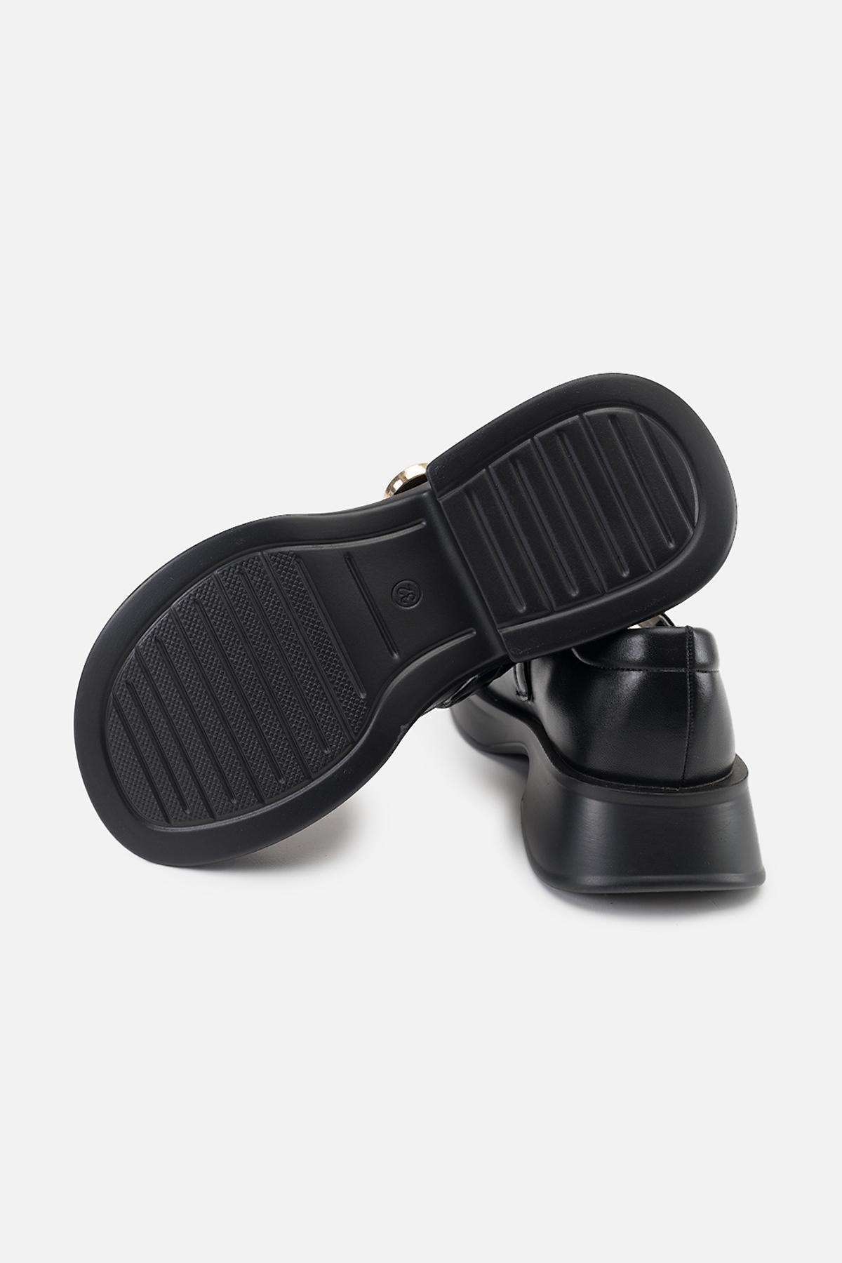 Туфлі на плоскій підошві для дівчинки р. 34 Чорний (SKT001000733) - фото 5 Туфлі на плоскій підошві для дівчинки р. 34 Чорний (SKT001000733) - фото 5