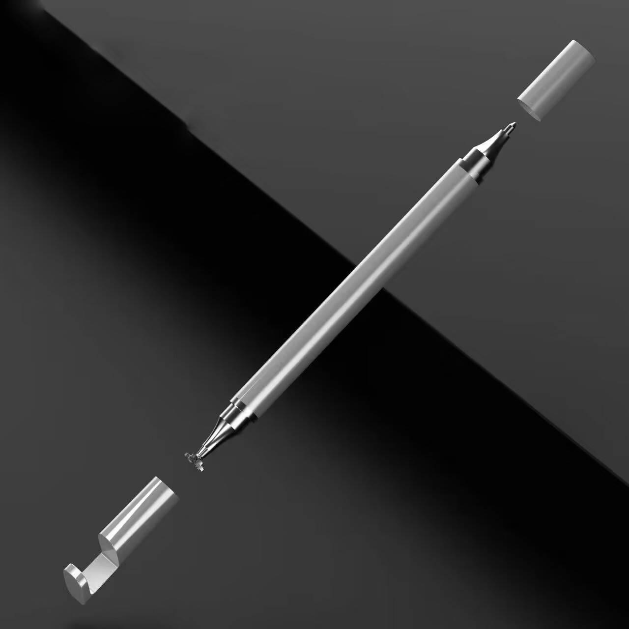 Стилус двосторонній для малювання 2в1 Сріблястий (2102748373) - фото 11