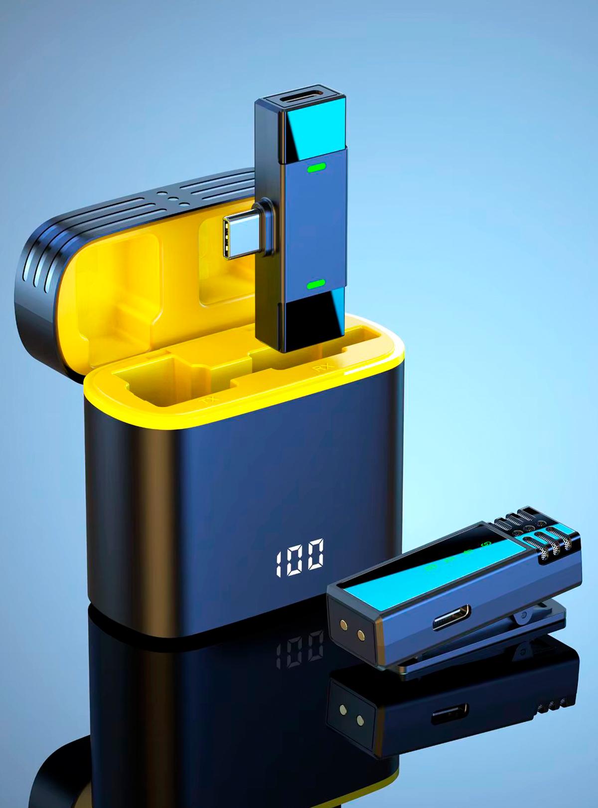 Мікрофон бездротовий петличний OnePro з вітрозахисною насадкою Чорний (73720) - фото 8 Мікрофон бездротовий петличний OnePro з вітрозахисною насадкою Чорний (73720) - фото 8