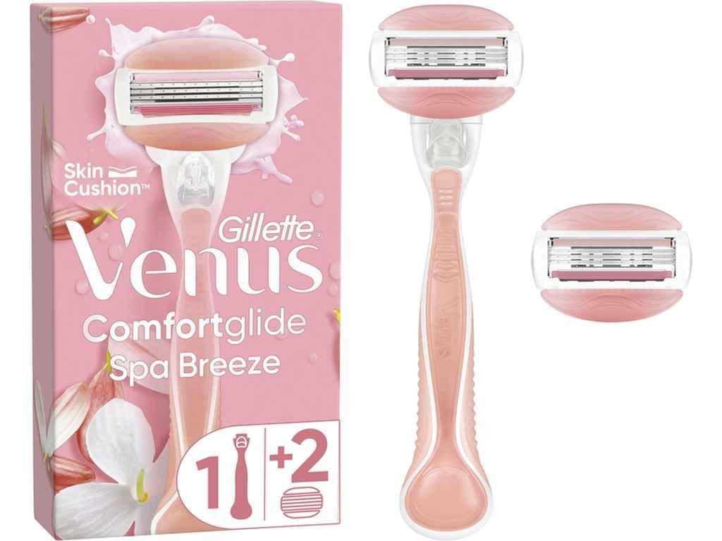 Станок для голiння Venus Comfortglide Spa Breeze з 2 змінними картриджами (1107250)