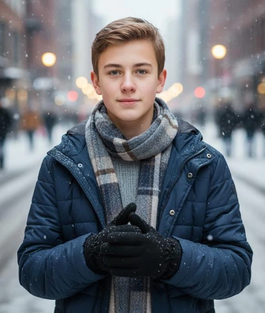 Рукавички підліткові теплі бавовняні з флісовою підкладкою унісекс L (B-006)